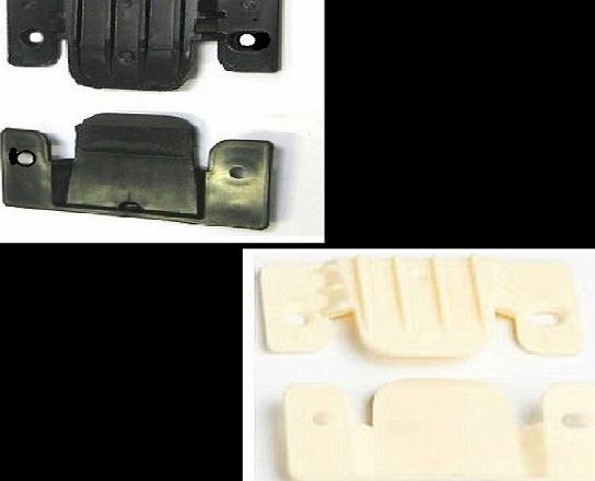2-4 pair PLASTIC Sofa/Divan/Bed/Corner/Sectional/INTERLOCKING/Connector/Joiner/CLIPS (BLACK, Pack of 8 clips = 4 pair)