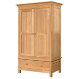 Direct Forest Products Oakhampton 2 Door 2 Drawer Wardrobe in Ash