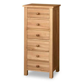Direct Forest Products Oakhampton 6 Drawer Chest in Ash