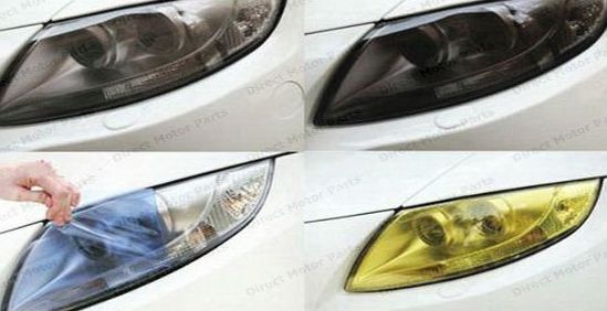 Direct Motor Parts 300mm x 1000mm smoked black headlight tint rear light rearlight film tail light for Car Motorbikes Motorcycles Truck bus