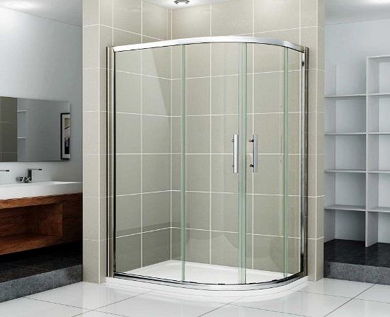 Direct Shower Solutions DSS 1200x900 New Walk In Right Hand Quadrant Shower Enclosure Cubicle Glass Door, Stone Tray amp; Waste
