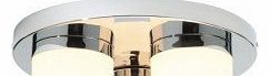 Direct Trade Supplies Saxby Lighting Pure Triple IP44 28W Bathroom Ceiling Light (Chrome)