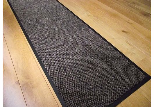Dirt Stopper Carpet Runner 60cm x 160cm Beige/Black.With Non-Slip Back RRP 29.99