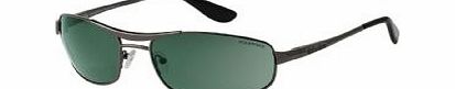 Ace Sunglasses Gunmetal/ Green