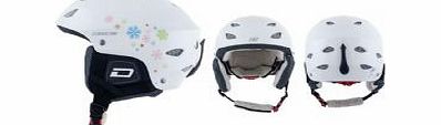 Orbit Shiny White Junior Snow Helmet