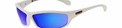 Swivel Sunglasses White/blue Polarized