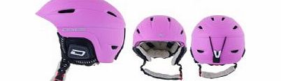Venus Womens Matte Pink Snow Helmet