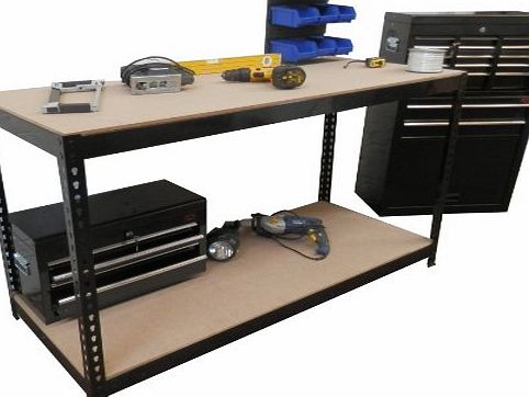 Dirty Pro Tools NEW HEAVY DUTY METAL WORKBENCH 1.5m LENGTH AND ADJUSTABLE WORK BENCH - red colour