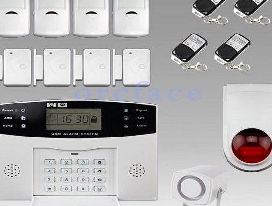 � LCD WIRELESS GSM AUTODIAL SMS HOME HOUSE OFFICE SECURITY BURGLAR INTRUDER ALARM