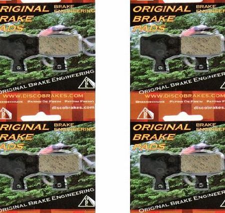 4 Pairs Magura MT2 MT4 MT6 MT8 Mountain Bike Disc Brake Pads Semi Metallic DH XC