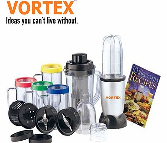 DISCOUNT ZONE NEXT DAY DELIVERY BY DISCOUNT ZONE- POWERFUL BLENDER, JUICER SMOOTY MAKER AND GRINDER 21 PIECE SET