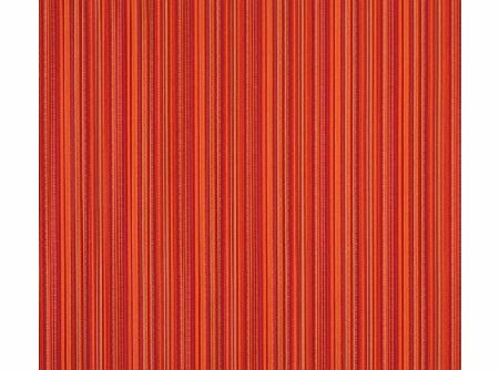 Discounted Designer Fabrics B466 Orange, Striped Indoor Outdoor Marine Scotchgard Upholstery Fabric By The Metre