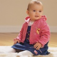 DISNEY BABY babys top jacket and pinafore
