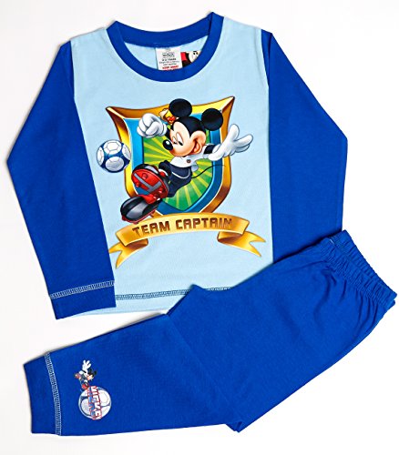 Disney Boys Disney Football Mad Mickey Mouse Snuggle Fit Pyjamas Age 2-3 Years