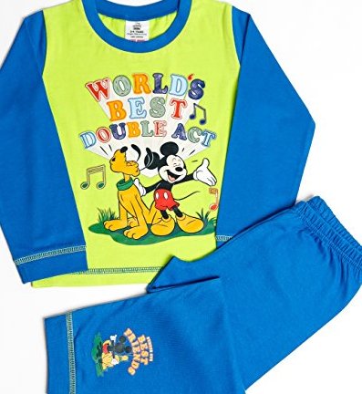 Disney Boys Disney Goofy and Mickey Mouse Snuggle Fit Pyjamas Age 2-3 Years