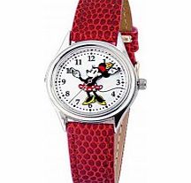 Disney by Ingersoll Ladies Minnie Mouse Red Watch