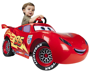 DISNEY Cars 2 Lightening McQueen Battery Car