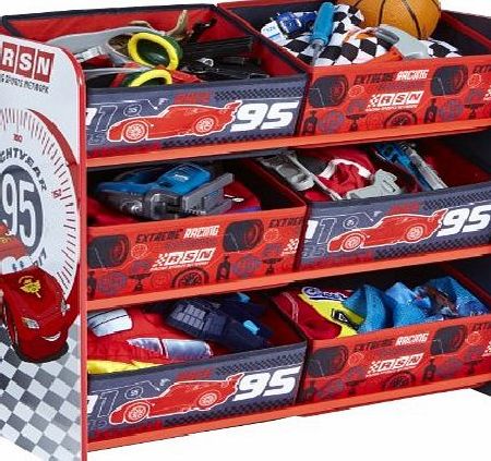 Disney Cars 6 Bin Storage Unit