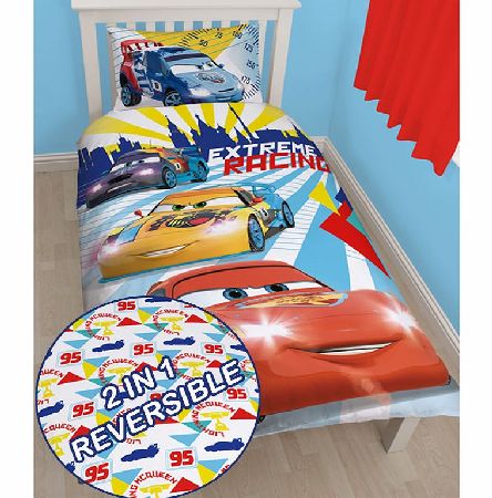 Disney Cars Champ Single Panel Duvet Cover and