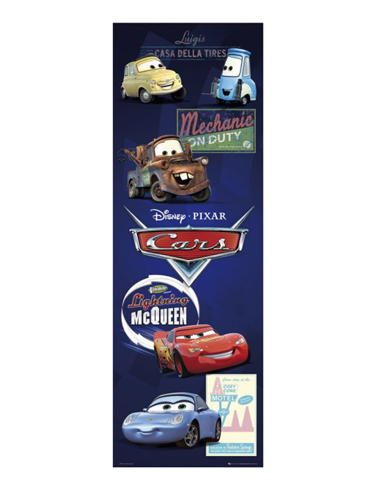 Disney Cars Characters Door Poster DP0193