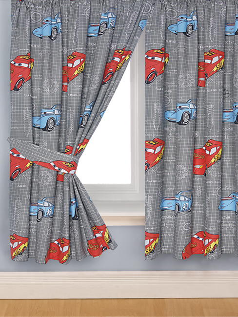 Disney Cars Limit Curtains 54 Drop`