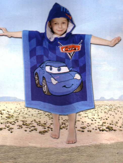 Disney Cars Poncho Hooded Towcho Towel