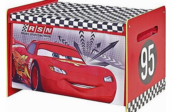 Disney Cars Speed Circuit CosyTime Toy Box, Red