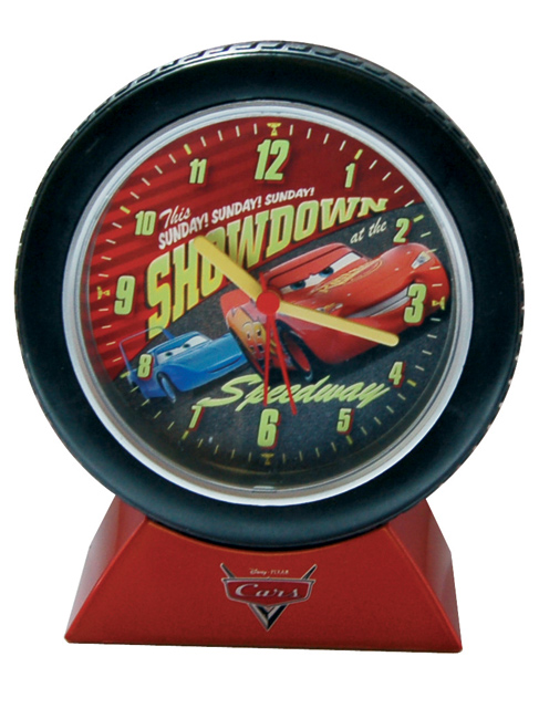 Disney Cars Tyre Alarm Clock