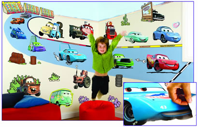 Wall Stickers on Disney Cars Wall Stickers Film And Tv Figure   Review  Compare Prices