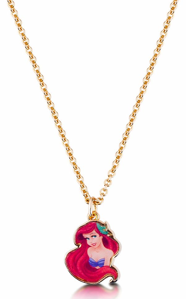Disney Couture 14kt Gold Plated Ariel Little Mermaid Necklace