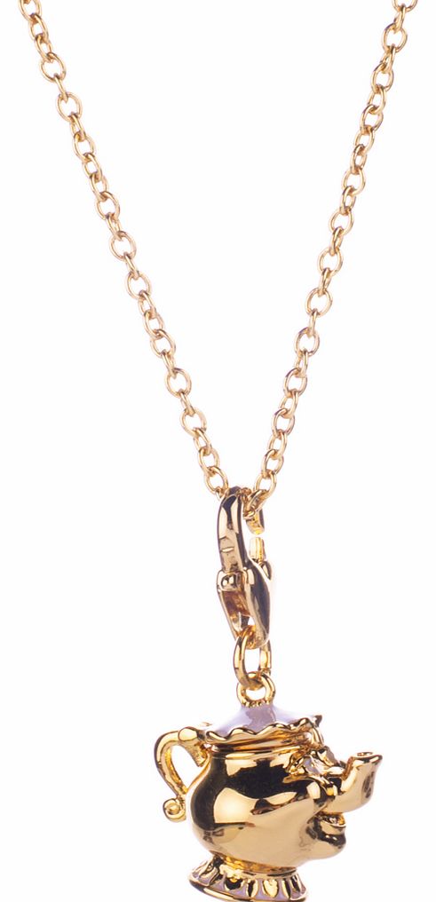 Disney Couture 14Kt Gold Plated Beauty And The Beast Mrs Potts