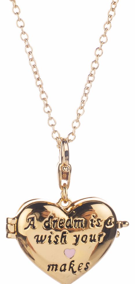 Disney Couture 14Kt Gold Plated Cinderella Dream Is A Wish Your
