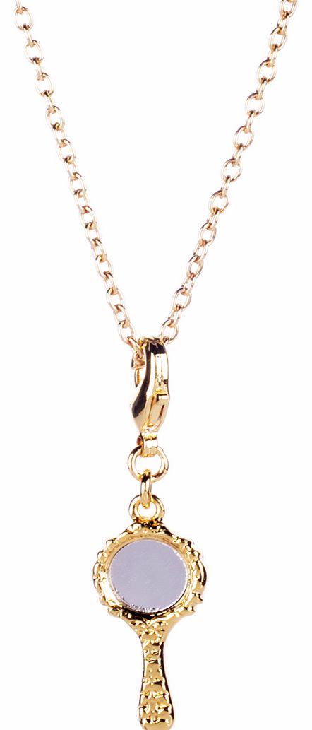 Disney Couture 14kt Gold Plated Snow White Mirror Charm