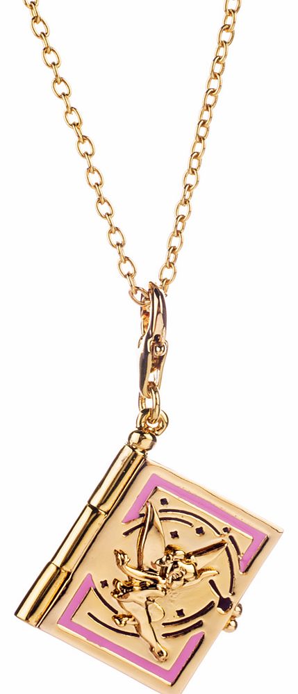 Disney Couture 14Kt Gold Plated Tinker Bell Fairy Tale Book