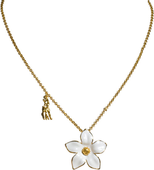 Disney Couture Bambi and Flower Necklace from Disney Couture