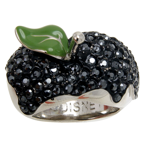 Black Crystal Apple Snow White Ring from Disney
