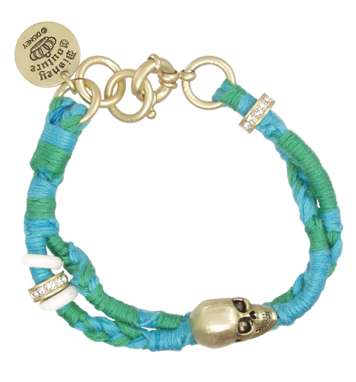 Blue Braided Cord Pirates Of The Caribbean Skull