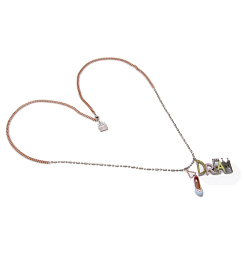 Disney Couture Gold Plated 3D Dream And Cinderella Shoe