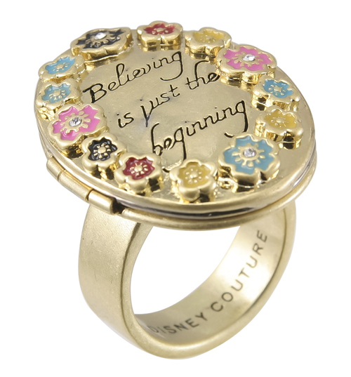 Disney Couture Gold Plated Believing Is Just The Beginning