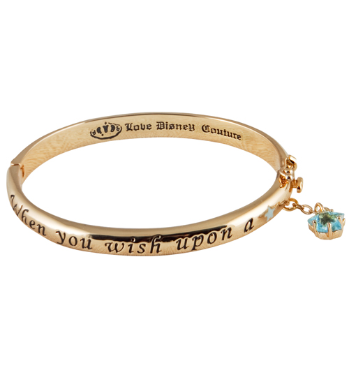 Disney Couture Gold Plated Swarovski When You Wish Upon A Star