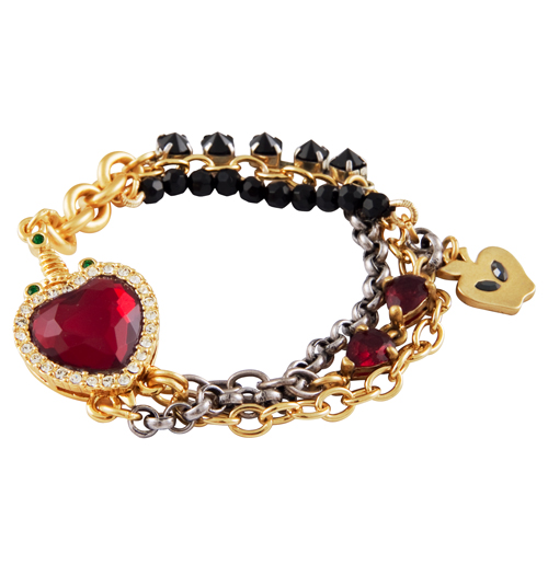 Disney Couture Heart and Dagger Mixed Metal Snow White Charm