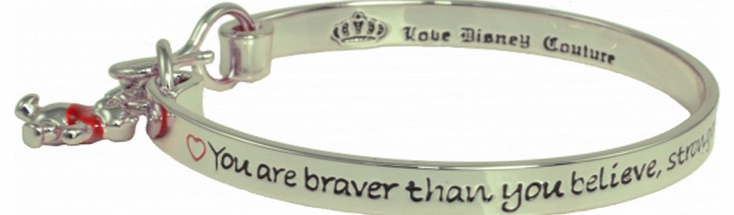 Disney Couture Platinum Plated Braver Than You Believe Winnie