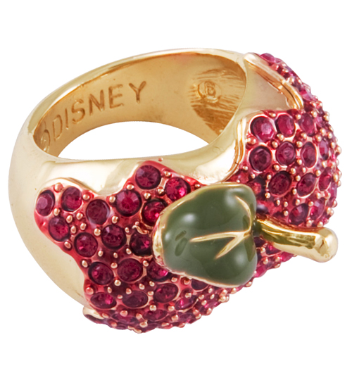 Red Crystal Apple Snow White Ring from Disney
