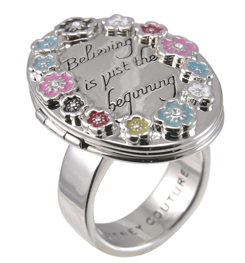 Disney Couture Rhodium Plated Believing Is Just The Begining