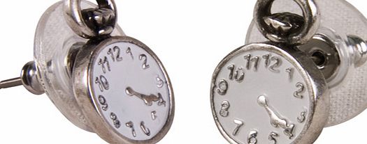 Disney Couture Silver Plated Alice in Wonderland Pocket Watch