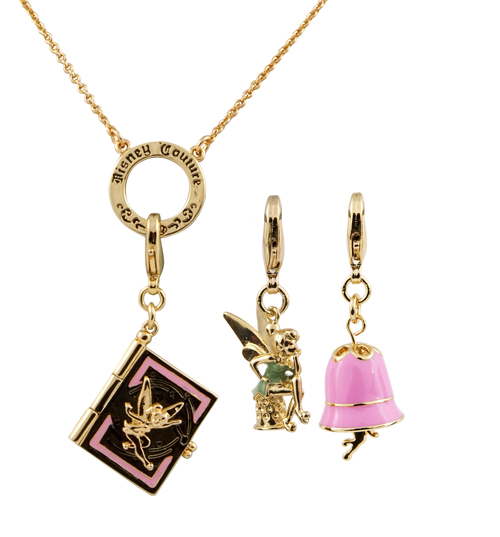 Tinkerbell Charm Necklace Gift Set from Disney