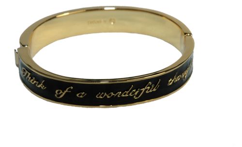 Disney Couture Tinkerbell Think Of A Wonderful Thought Bangle from Disney Couture