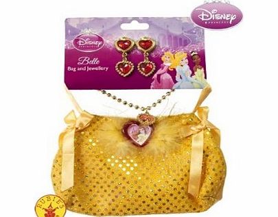Disney  PRINCESS Belle Bag and Jewellery Set - Kids Accessory