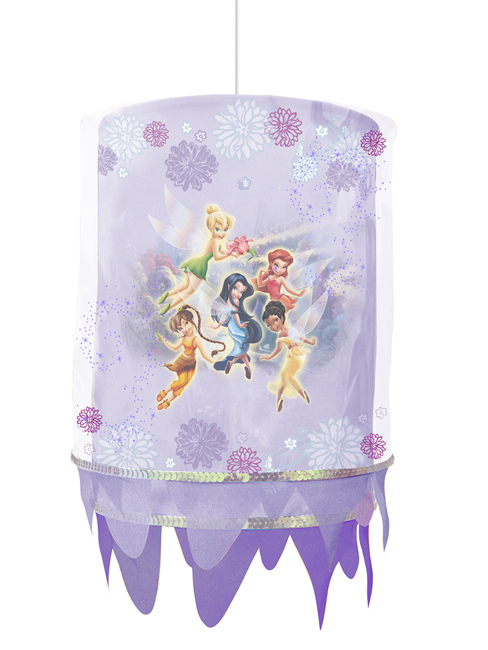 Disney Fairies 2 Tier Light Shade Fabric Pendant