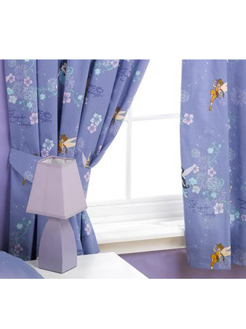 Disney Fairies Curtains `ecret Sparkle`Design 54 Drop - LOW PRICE